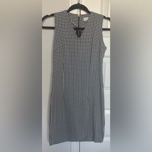 Calvin Klein Monochrome Checkered Dress